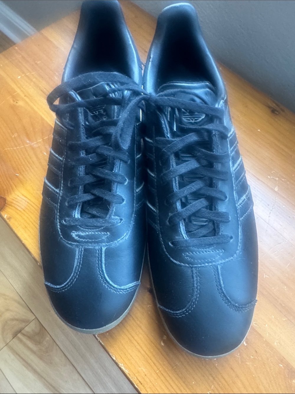 Adidas Men's Black Gazelle Sneakers